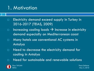 1. Motivation
3

       Electricity demand exceed supply in Turkey in
        2016-2017 (TEIAS, 2009)
       Increasing ...