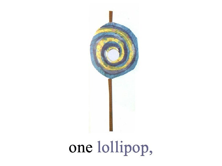 The Very Hungry Caterpillar Lollipop