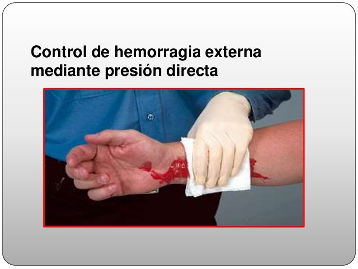 tipos de heridas tratamiento de urgencia de hemorragias