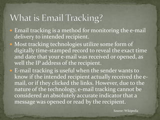 Tracking Emails | PDF