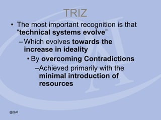 Triz Presentation | PDF