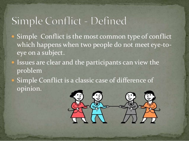 types of conflicts ego conflict