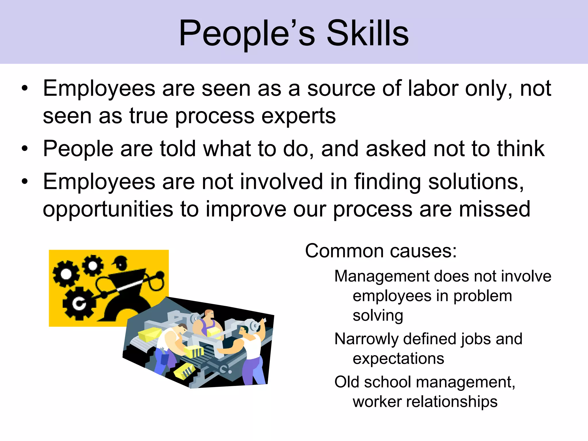 Reducing Inventory Uncovers Opportunities to Improve,Opportunities That Must Be Addressed!MachineDowntimeSupplierissuesQualityProblemsPoor SchedulingLineImbalanceLongSetupsHouseKeepingEmployeeAvailabilityCommunicationProblemsLong TransportationEmployeeAvailability