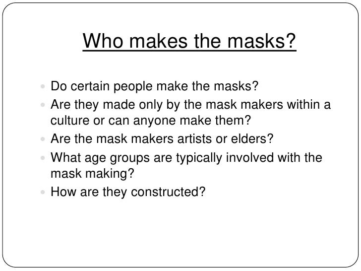 Mask Questions