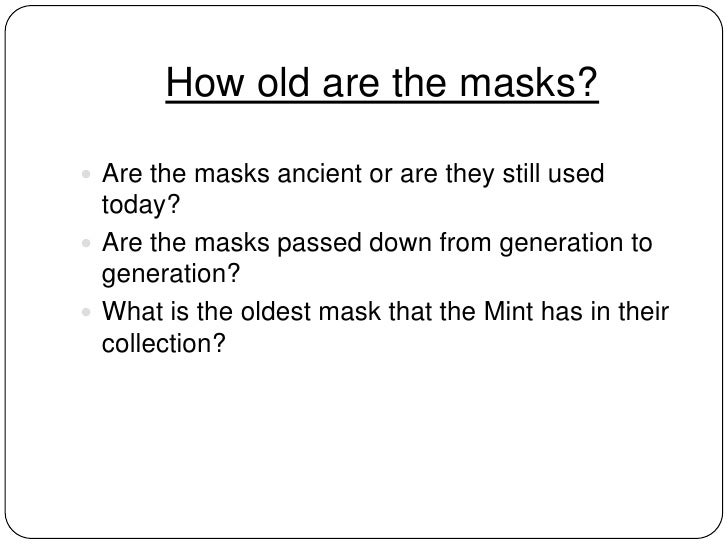 Mask Questions