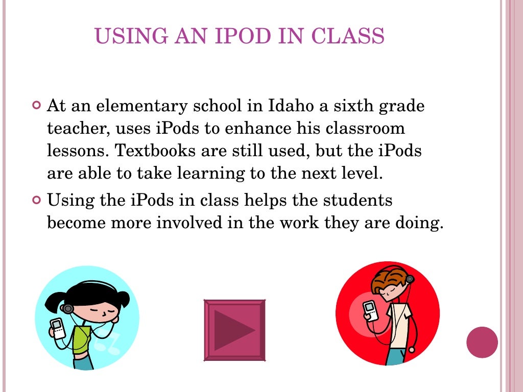 Using mobile devices in the classroom