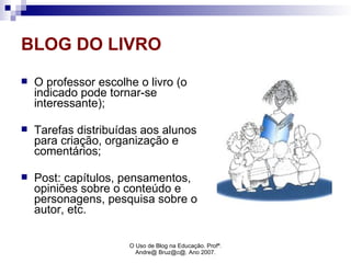 uso do blog na educação