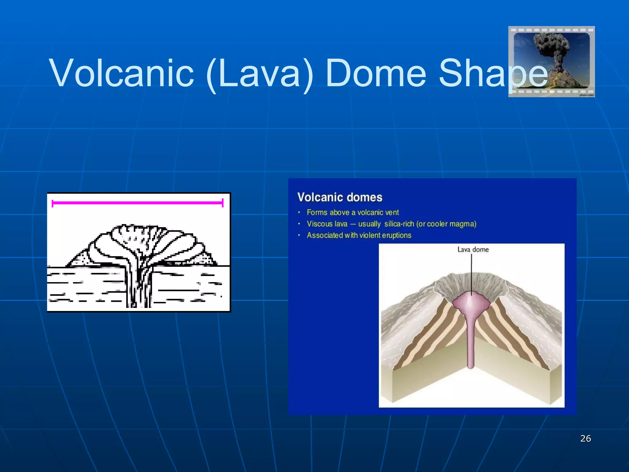 Volcanic (Lava) Dome Shape 