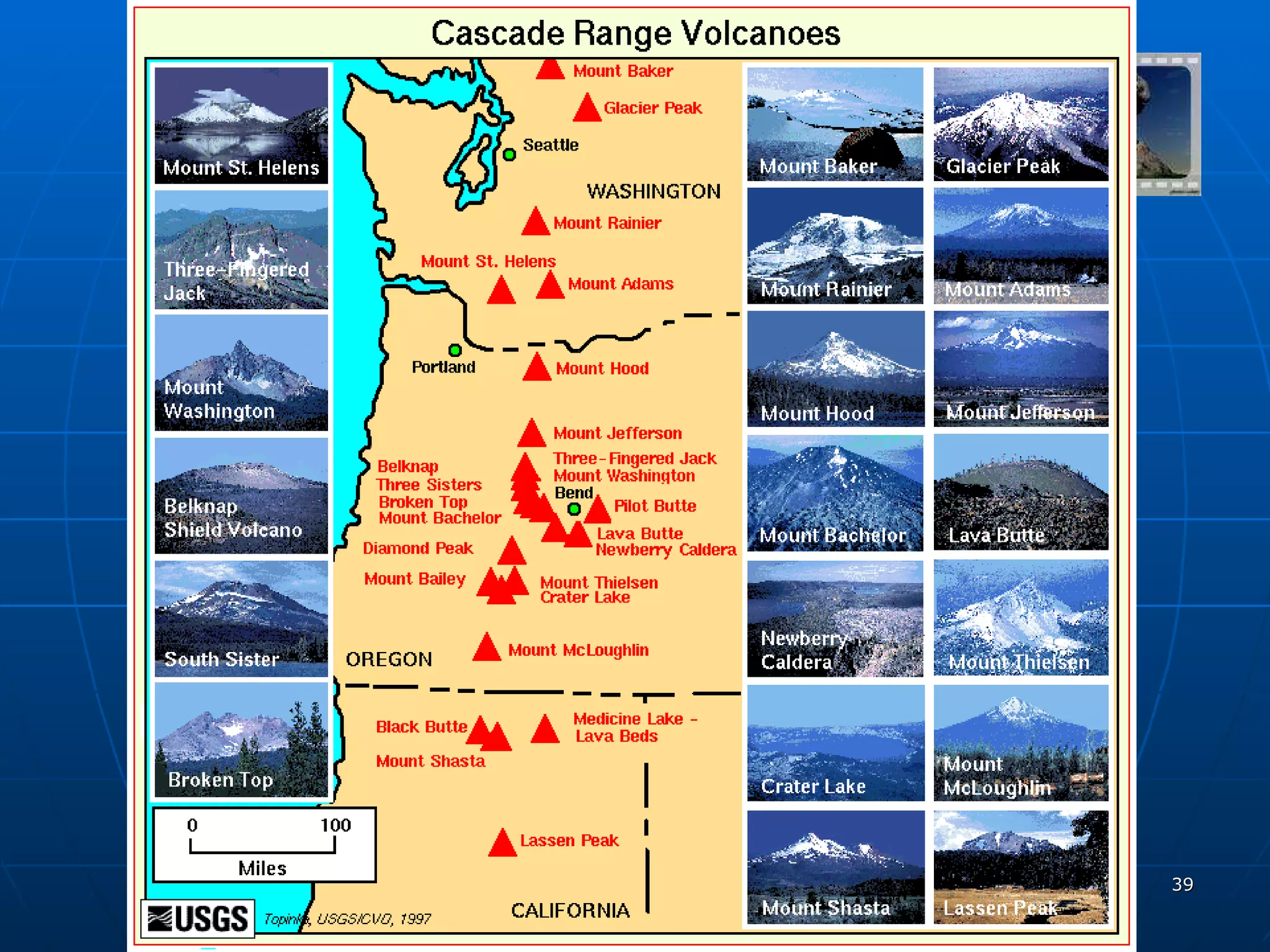 Cascade Range Volcanoes 