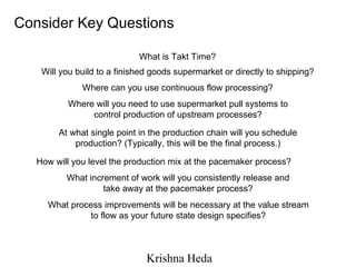 Where will you need to use supermarket pull systems to control production of upstream processes? What is Takt Time? Will y...