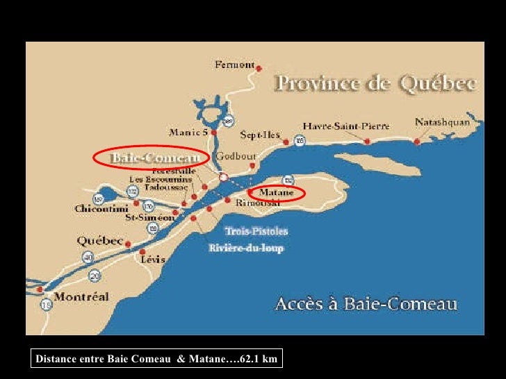 Matane et QUÉBEC
