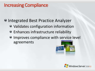 Windows Server 2008 R2 Overview