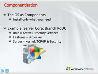 Windows Server 2008 R2 Overview