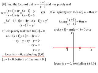 X2 T01 12 locus & complex numbers 3 | PDF