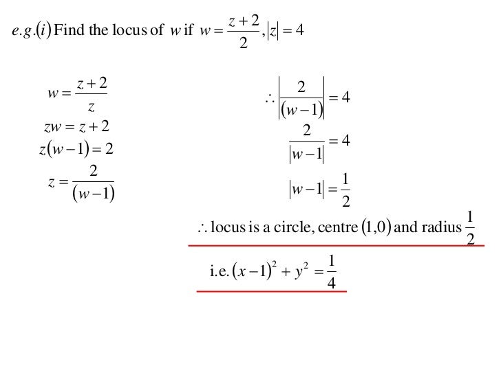 X2 T01 12 locus & complex numbers 3