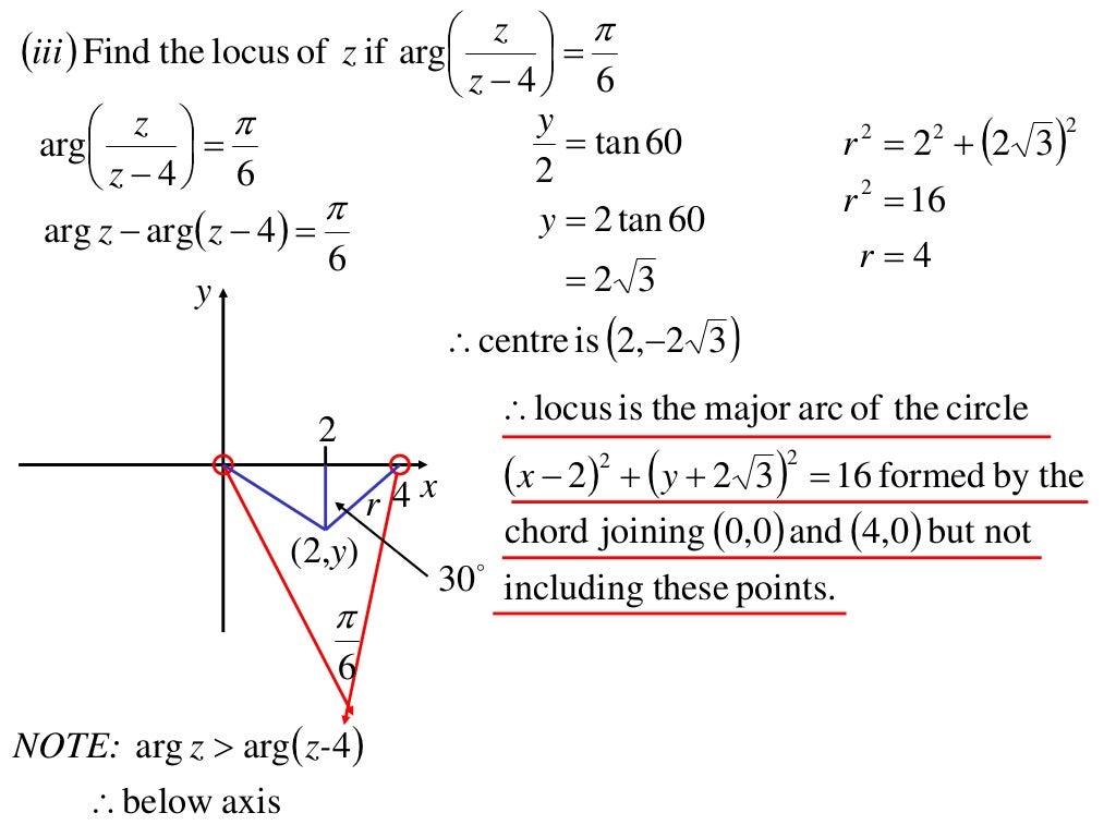 X2 T01 12 locus & complex numbers 3