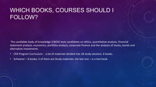 Cfa Slides Examples CFA_Information | PPTX