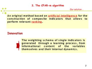 3. The CFAR-m algorithm
                                                      Our solution …


A n orig ina l m ethod ba s...