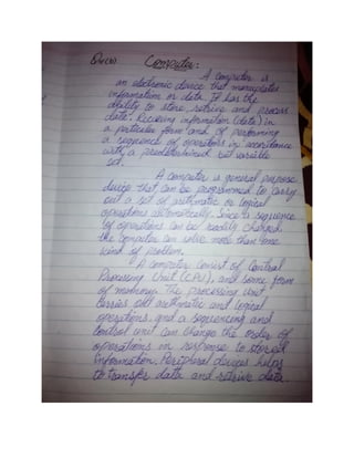 Computing Fundamentals