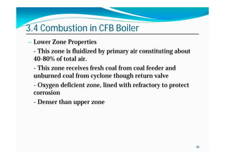 Cfb boiler basic design, operation and maintenance | PDF
