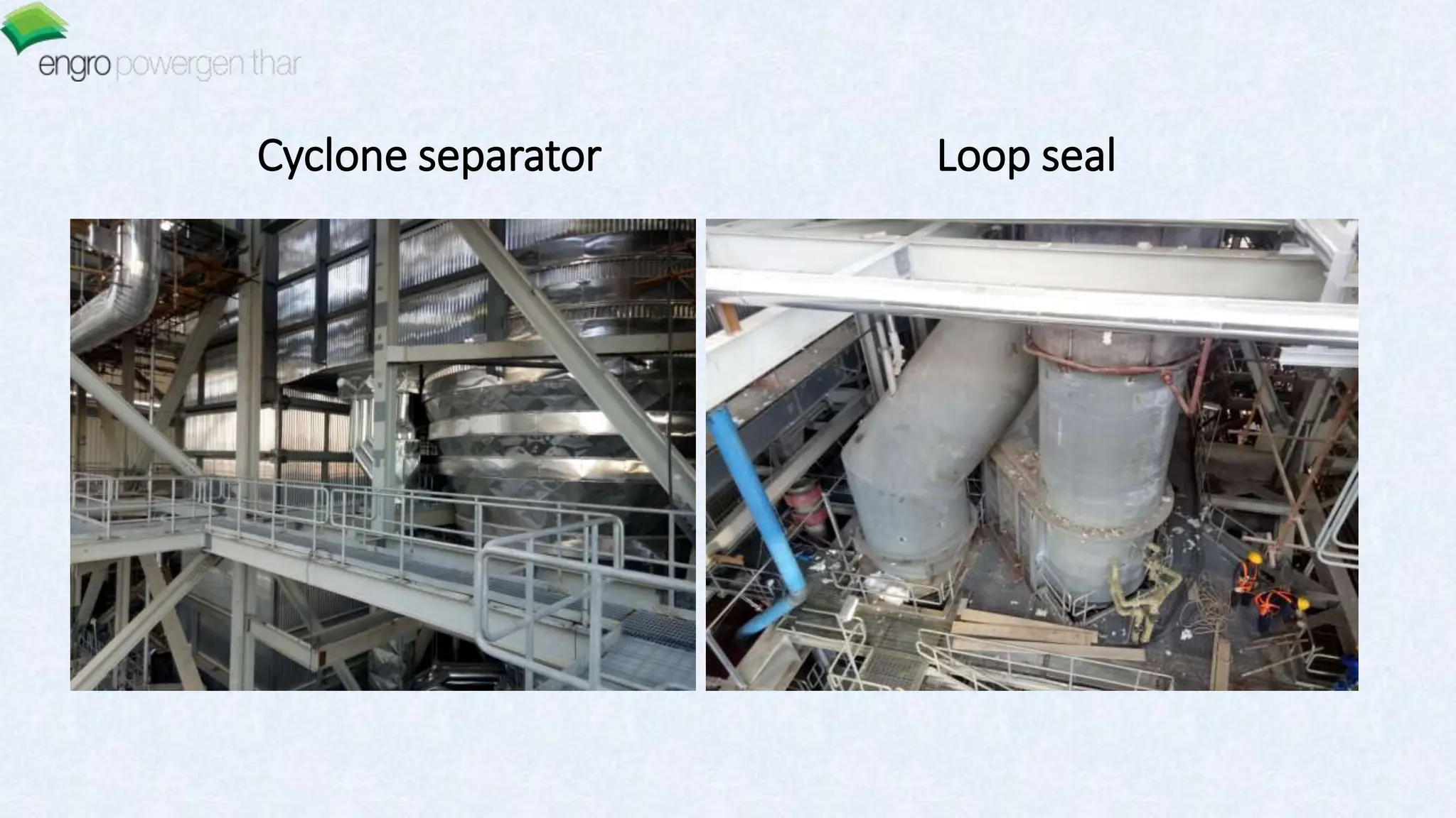 Cyclone separator Loop seal
 
