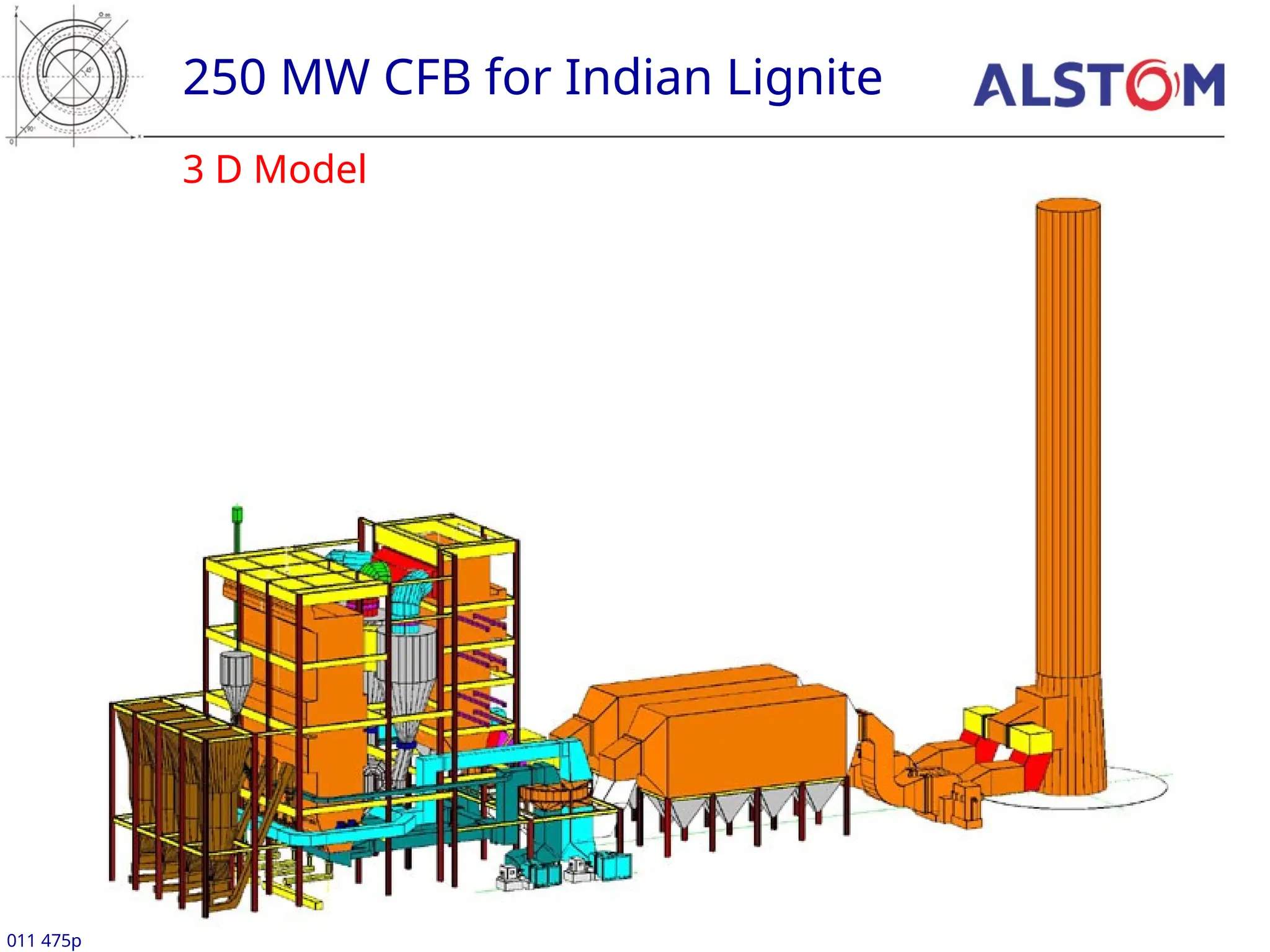 3 D Model
250 MW CFB for Indian Lignite
011 475p
 