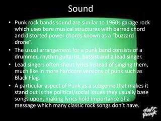 Punk Rock, Definition, Genres & Bands - Video & Lesson Transcript