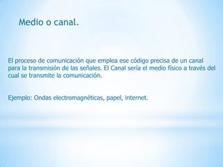 RECEPTOREmisor.Es aquel objeto que codifica el mensaje y lo transmite por medio de un canal o medio hasta un receptor, perceptor y/u observador. En sentido más estricto, el emisor es aquella fuente que genera mensajes de interés o que reproduce una base de datos de la manera más fiel posible sea en el espacio o en tiempo.Ejemplo: Emisora de radio o televisión