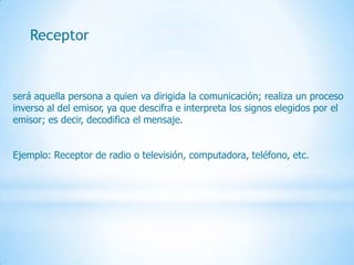 Mensaje.El mensaje es el objeto central de cualquier tipo de comunicación que se establezca entre dos partes, el emisor y el receptor. En general se relaciona el mensaje con mensajes escritos, hoy en día la variedad de mensajes y estilos comunicativos posibles son innumerables.Para definirlo técnicamente, el mensaje es el conjunto de elementos informativos que el emisor envía a quien cumplirá la función de receptor.Ejemplo: noticias, alertas, saludos.