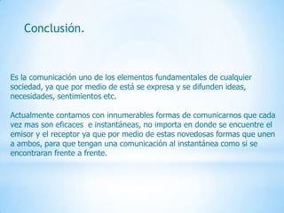 Receptorserá aquella persona a quien va dirigida la comunicación; realiza un proceso inverso al del emisor, ya que descifra e interpreta los signos elegidos por el emisor; es decir, decodifica el mensaje.Ejemplo: Receptor de radio o televisión, computadora, teléfono, etc.