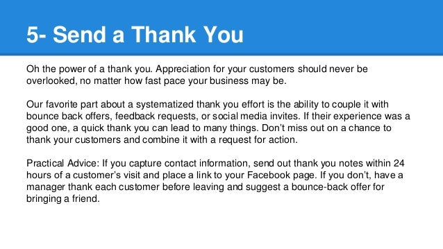 how to thank a customer