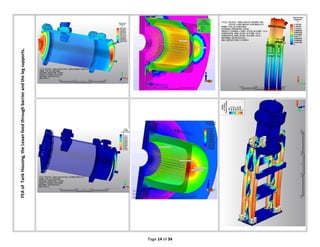 Page 14 of 34
FEAofTankHousing,theLexanfeedthroughbarrierandthelegsupports.
 