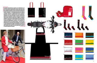 74 75
fronte
fronte
frontefronte retro
fronte
fronte
retro
retro
Il progetto merchandising è iniziato con l’affidamento a un
licenziatario ufficiale generale (Main Licensor) della licenza d’uso
per lo sfruttamento commerciale del marchio promozionale della
città di Milano mediante la vendita controllata al dettaglio di
prodotti “brandizzati”. L’individuazione del licenziatario generale
è avvenuta tramite gara, il soggetto affidatario ha il compito di
progettare, produrre e commercializzare, anche tramite sub-
licenziatari da lui stesso individuati, gli articoli a Brand Milano
mediante la realizzazione di prodotti a contenuto innovativo per
forma, design, materiali o quant’altro. Gli oggetti in questione
diventano a tutti gli effetti prodotti ufficiali della città di Milano,
protetti da ologramma. Le linee produttive previste riguardano
il settore dell’abbigliamento, accessori, cicli e motocicli e di
materiale destinato ad un target turistico. I costi dell’intera
operazione sono a carico dalle aziende individuate, che si assumono
il rischio imprenditoriale legato alla produzione, promozione e
commercializzazione dei prodotti e all’Amministrazione spettano
delle royalties sulla vendita, oltre alla supervisione strategica e
al controllo generale del progetto.
 