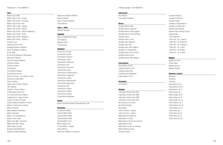158 159
Catalogo gadget - anni 2006/2010
Alimentari
Birra Milano
Cioccolatino Caffarel
Borse
Shopper Bianco Mito
Shopper Bianco Sognami
Shopper Bianco Tela Leggera
Shopper Bianco Tela Plasticata
Shopper Carta
Shopper Nero Lucido
Shopper Nero Sognami
Shopper Nero Tela
Shopper Nero Tela Leggera
Shopper Pvc Trasparente
Shopper Rosso Con Cordino
Shopper Rosso Cuore
Shopper Rosso Tela Leggera
Cancelleria
Busta Milano 23X18
Cartellina Bianca Cdm
Cartellina Nera Cdm
Cartellina Nera Stampami
Foglio Milano 17X17
Cartoline
Kit Cartoline
Gadget
Calendario Tempo Zero 2007
Calendario Tempo Zero 2008
Calendario Tempo Zero 2009
Calendario Tempo Zero 2010
Biro Rossa Con Cordino
Biro Rossa Grossa
Braccialetto
Carte Da Gioco - Inglese
Carte Da Gioco - Italiano
Matita Bianca Esagonale
Matita Bianca Tonda
Matita Bianca Tonda Con Gomma
Matita Nera Tonda
Matita Nera Tonda Con Gomma
Matitina Bianca Tonda
Pendrive Amami
Quaderno Bianco
Quaderno Fabriano
Quaderno Nero
Quaderno Singer Bianco
Quaderno Singer Nero
Scatola Fascia Rossa
Scatola Fascia Rossa Con Kit
Scatola Nera
T-Shirt Bambino
T-Shirt M.C. Tg. L Bianca
T-Shirt M.C. Tg. M Bianca
T-Shirt M.C. Tg. Xl Bianca
T-Shirt M.L. Tg. L Nera
T-Shirt M.L. Tg. M Nera
T-Shirt M.L. Tg. Xl Nera
Mappe
Mappa Di Lauro
Amami Map
Mappa Pop Out
Mappa Strappo
Summer school
Bandana
Cartellina
Cartolina
Felpa Bianca Tg. L
Felpa Bianca Tg. M
Felpa Bianca Tg. S
Felpa Grigia Tg. L
Felpa Grigia Tg. M
Felpa Grigia Tg. Xl
Felpa Grigia Tg. Xxl
T-Shirt Bianca Tg. L
T-Shirt Bianca Tg. M
T-Shirt Bianca Tg. S
T-Shirt Nera Tg. L
T-Shirt Nera Tg. M
T-Shirt Nera Tg. Xl
T-Shirt Nera Tg. Xxl
Pubblicazioni - anni 2006/2010
Libri
Milano Expo 1906
Milano Citta’ D’arte - Cinese
Milano Citta’ D’arte - Francese
Milano Citta’ D’arte - Ifla
Milano Citta’ D’arte - Inglese
Milano Citta’ D’arte - Italiano
Milano Citta’ D’arte - Italiano (Ristampa)
Milano Citta’ D’arte - Russo
Milano Citta’ D’arte - Spagnolo
Milano Citta’ D’arte - Tedesco
Acqua E Luce
Agenda Taccoin 2010
Antologia Poesia Lombarda
Arte E Architettura A Milano
B Life 2009
B Life 2010 Eleganza E Benessere
Benvenuti A Milano
Canzoni Popolari Milanesi
Cartoville Inglese
Cartoville Italiano
Centomilano
Cronologia Di Milano
Dal Tetto Del Duomo
Gh’era On Fieou… No, Serom In Tanti
Gh’era Ona Volta Milan
Ghisa A Milano
Happy Hour E Notte A Milano
I Me’ Beatles
Identita’ In Rosa: 8 Marzo
La Montagna De San Sir
Le Cinque Giornate Di Milano
Loggionisti Ieri, Oggi, Domani
Ludovico Il Moro A Fumetti
Storia Di Milano Illustrata A Fumetti
Milano A Tavola Con La Storia
Milano All’opera
Milano Bellezze Nascoste
Milano Diamante
Milano E Le Sue Basiliche
Milano Fusion 2009
Milano Nel 1906 - Arancione
Milano Nel 1906 - Grigio
Milano Sotto La Neve
Naviglio Della Martesana
Quaderni Dialetto Milanese
Ristoranti Di Milano 2008-09
Statue Di Milano
Storia E Storie Di Milano
Tracce Milano
Libro + DVD
Identita’ Parallele
CD/DVD
Milano Capitale Dell’impero
Otto Stagioni
Requiem Verdi
I Cantamilano
Depliant
Centomilano Acqua
Centomilano Carita’
Centomilano Cascine
Centomilano Cortili
Centomilano Fabbriche
Centomilano Film
Centomilano Futurismo
Centomilano Gusto
Centomilano Indimenticabili
Centomilano Leggende
Centomilano Liberty
Centomilano Melodramma
Centomilano Movimento
Centomilano Noir
Centomilano Organi
Centomilano Osterie
Centomilano Poesia
Centomilano Sotterranei
Giude
Milano Diamante Estratto Personalizzato X Bit
Brochure
Eccellenze Italiane
Grande Milano 2007
Grande Milano 2008
Grande Milano 2009
Grande Milano 2010
Milan Creative City
Io Amo Milano - Inglese
Tracce Milano
Welcome To Milano E Provincia
 