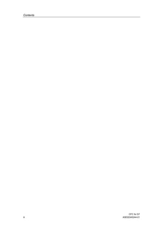 Contents
CFC for S7
x A5E00345244-01
 