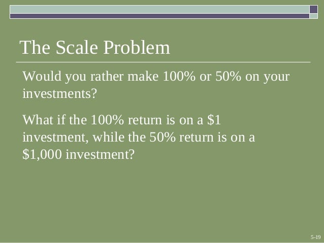 investments net present value and investment Net present value (npv) • net present value is the difference between an investment’s market value (in today’s dollars) and its cost (also in today’s dollars) • net present value is a measure of how much value is created by undertaking an investment. investments net present value and investment Net present value (npv) • net present value is the difference between an investment’s market value (in today’s dollars) and its cost (also in today’s dollars) • net present value is a measure of how much value is created by undertaking an investment.