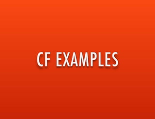 PREPARED STATEMENTS
couchbase.n1qlQuery("
PREPARE
SELECT COUNT(1) AS total_airports
FROM `flight-data`
WHERE iso_country = 'US'
AND iso_region IS NOT NULL
AND doc_type = 'airport'
");
PREPARE QUERY PREPARE RESULT
couchbase.n1qlQuery("
EXECUTE
'9e4e1d3d-f1c3-4292-81cb-824af1fae87e'
");
EXECUTE QUERY
EXECUTE RESULT
Prepared Statements are stored in memory
until a server restart
 