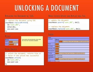 CF TRAVEL SAMPLE
bit.ly/cfcouchbase-travel
• AIRLINES
• AIRPORTS
• HOTELS
• LANDMARKS
• ROUTES
 