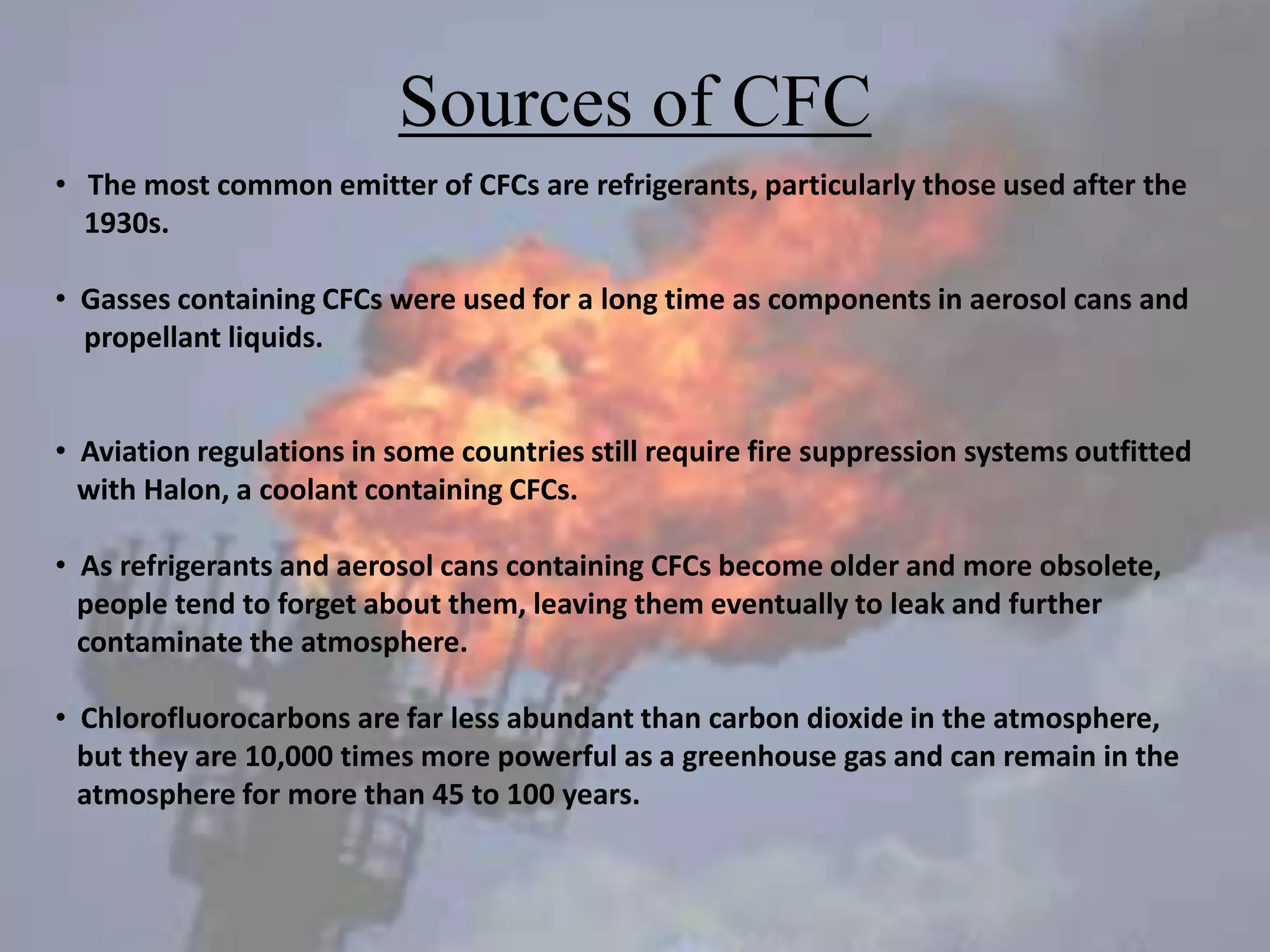 Cfc pollution & politics | PPTX