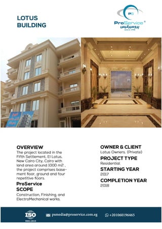  Architecture, Civil, and Structure Construction Contracting.