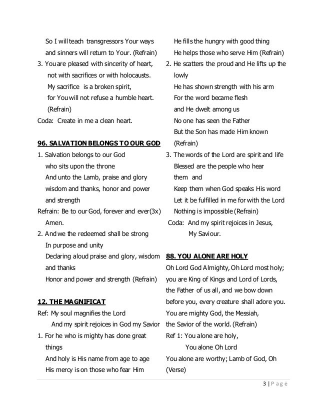 cfc christian songs lyrics cfc songs