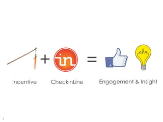 +                 =
    Incentive       CheckinLine       Engagement & Insight




3
 