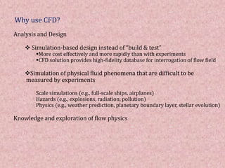 Computational Fluid Dynamics | PPTX