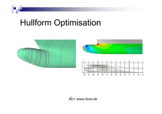Hullform Optimisation
ที่มา: www.hsva.de
 