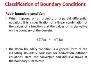 Robin Condition Comprehensive Review of Fluid Mechanics and Governing Equations in CFD ...