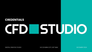 CFD Studio Credentials – Branding, UX/UI Design & Web Development | PDF