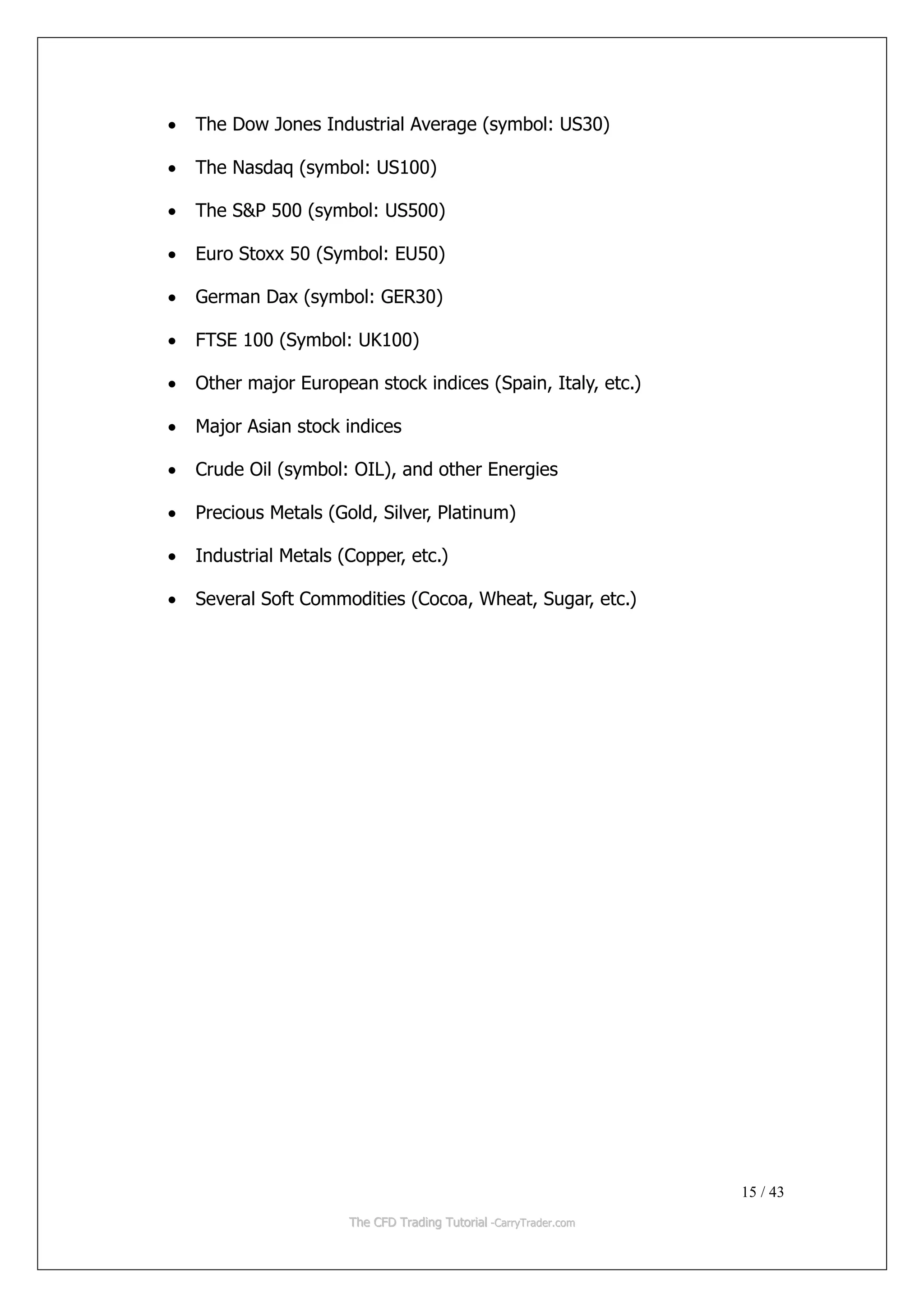 Cfd Trading Tutorial Trading The Global Financial Markets Pdf Cfd Trading Tutorial Trading The Global Financial Markets Pdf