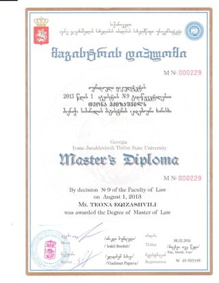 Master's Diploma