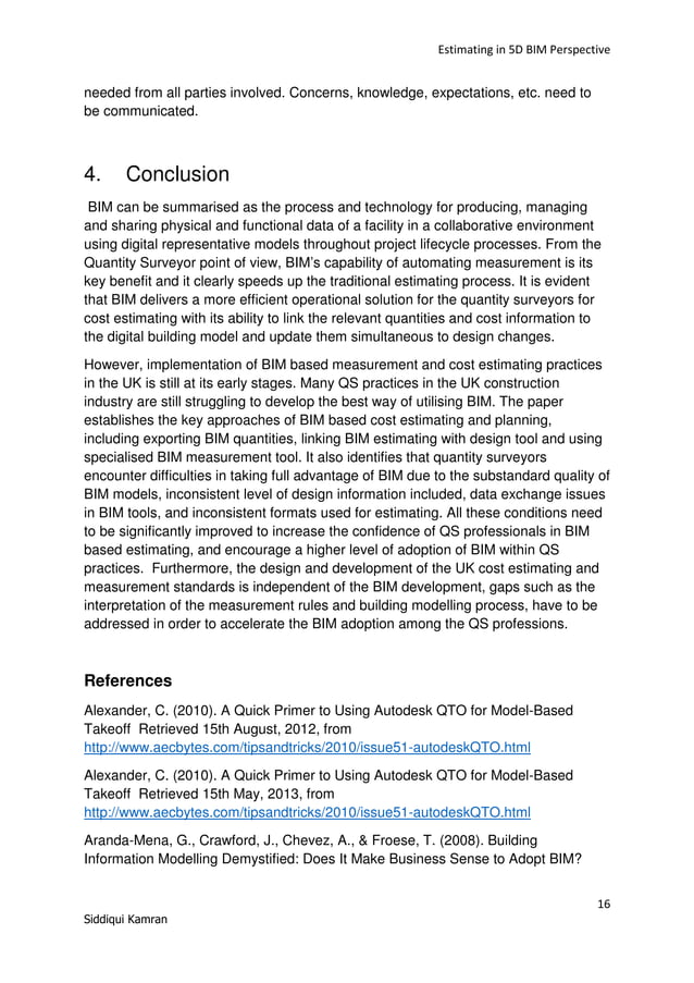 BIM Report 3 | PDF