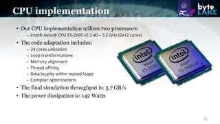 CFD acceleration with FPGA (byteLAKE's presentation from PPAM 2019)